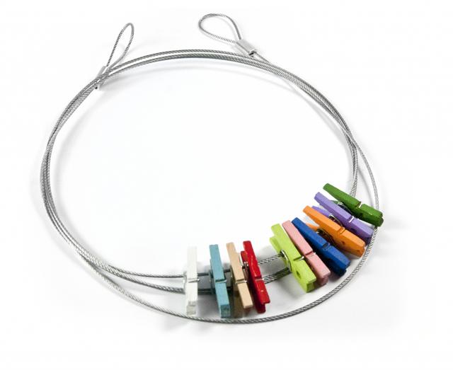 Trendform Photo wire Klip Kolor - incl. 10 coloured clips