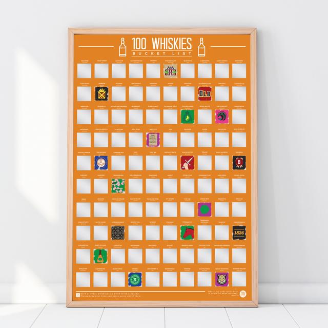 Gift Republic Krasposter - 100 Whiskies