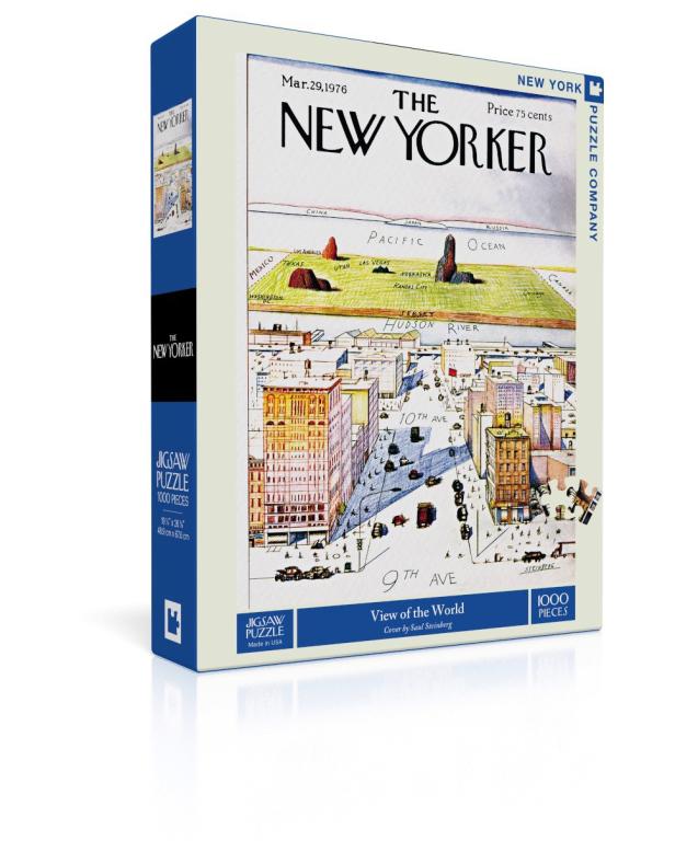 New York Puzzle Company Puzzel View of the World - 1000 stukjes