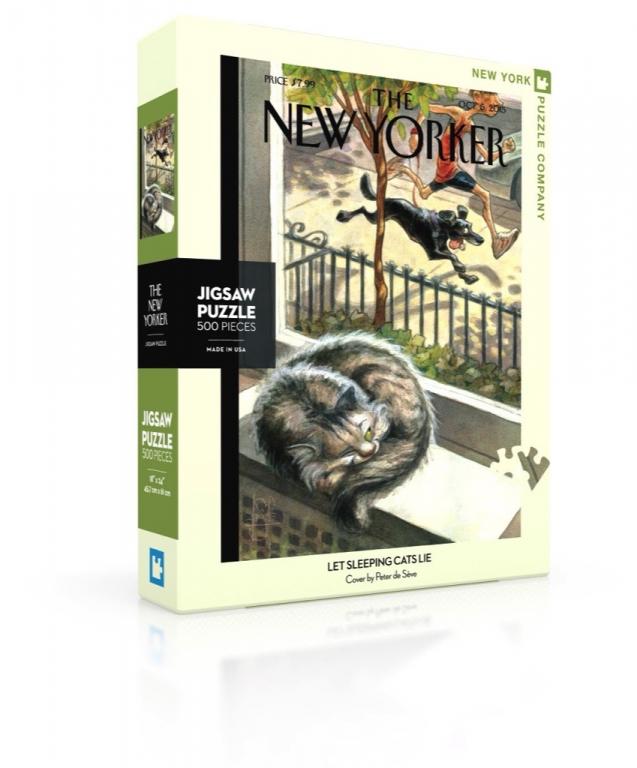 New York Puzzle Company Puzzel Let Sleeping Cats Lie - 500 stukjes