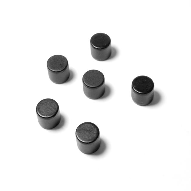 Trendform Magneten Bolt set van 6 - Zwart
