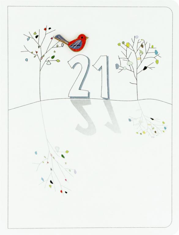 Forever Cards Ink Wood Wenskaart - Age 21