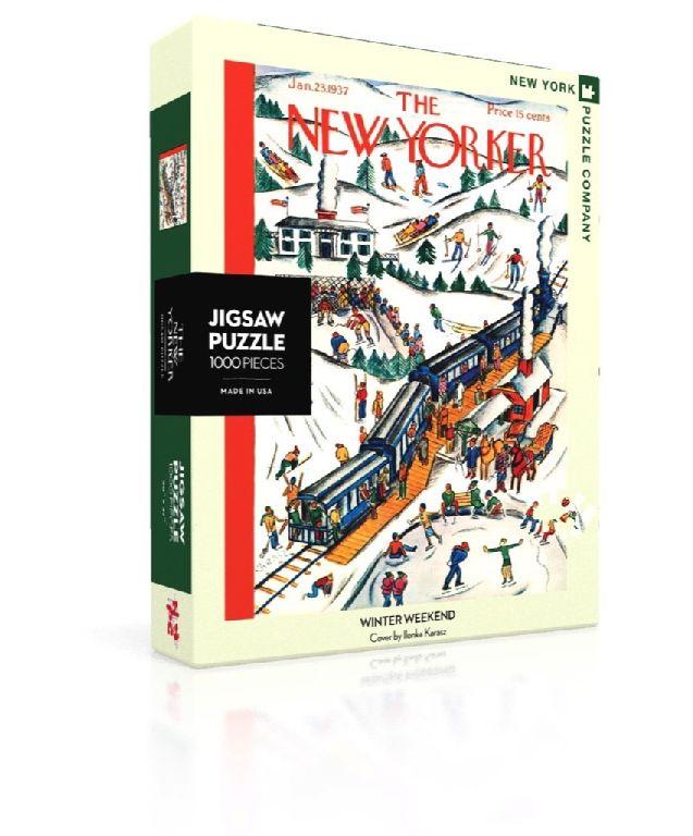 New York Puzzle Company Puzzel Winter Weekend - 1000 stukjes