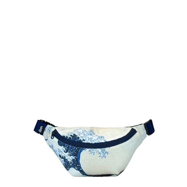 LOQI Bum Bag Large - The Great Wave gerecycled