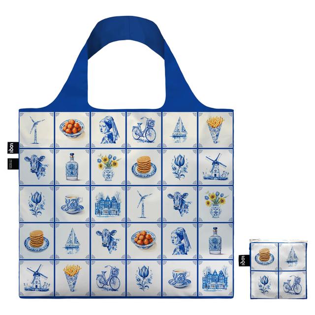 LOQI Bag Large - <em>Delft</em> Heritage gerecycled