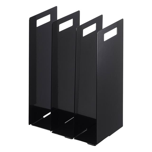 Yamazaki Tower Handdoeken organizer set van 2 - Zwart
