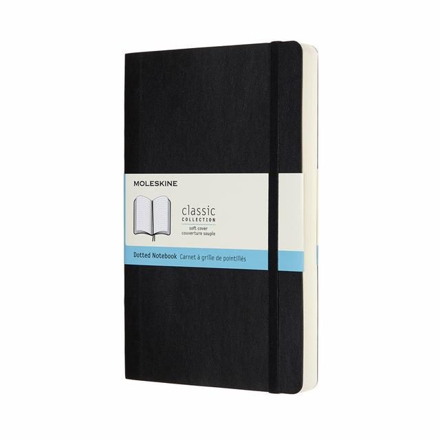 Moleskine Classic Notitieboek Large - Softcover - Gestippeld - Black