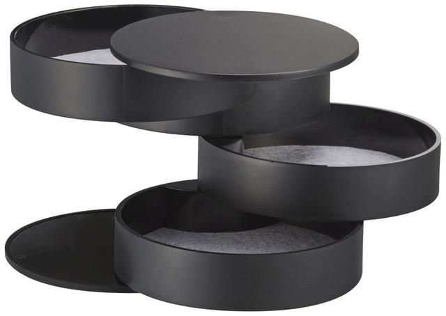 Yamazaki Tower Sieradenorganizer 4-laags - Zwart