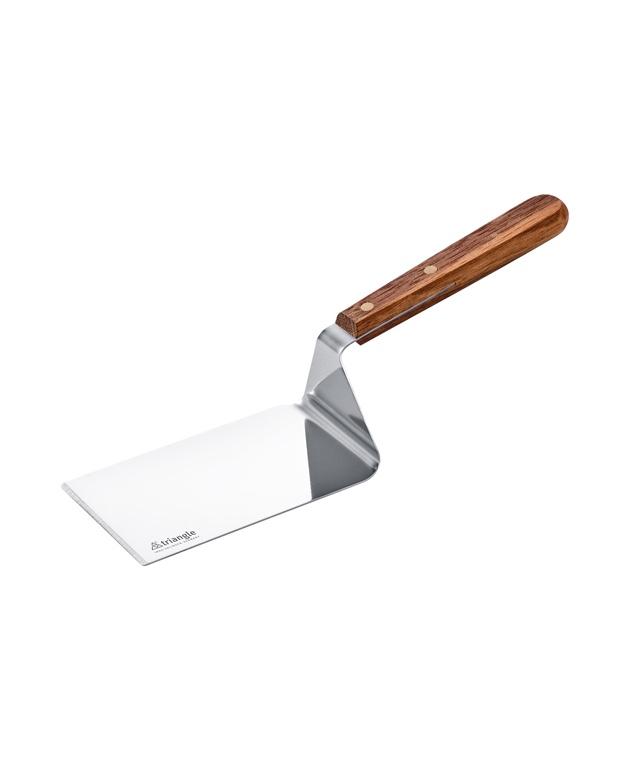 Triangle Plancha spatel met walnoothout - L 120mm