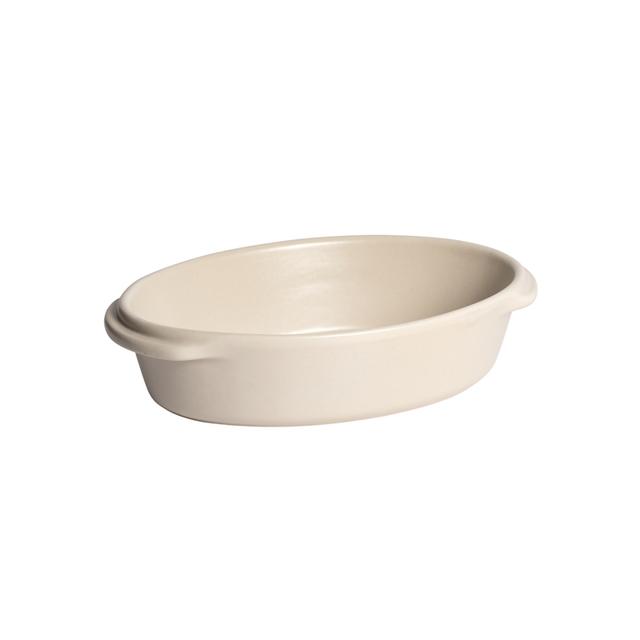 Emile Henry Solo Schaal ovaal - 210x 135x50mm - Opale