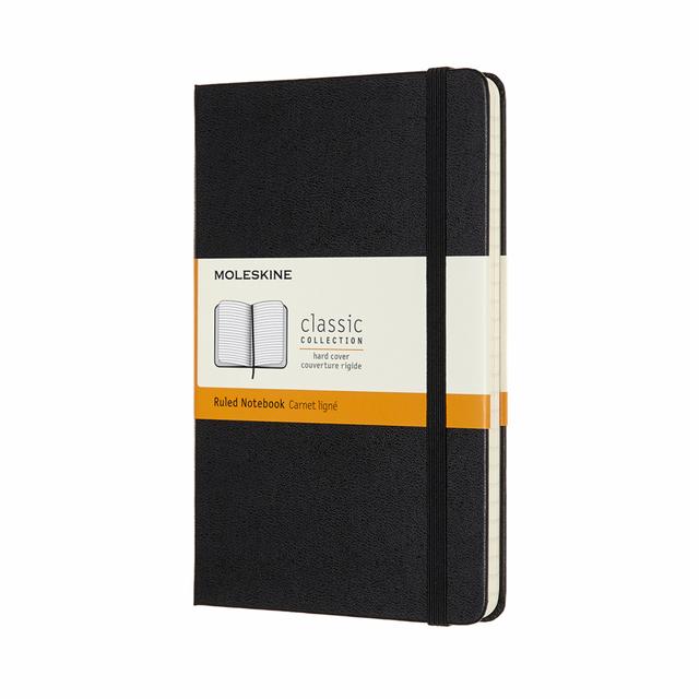 Moleskine Classic Notitieboek Medium - Hardcover - Gelinieerd - Black