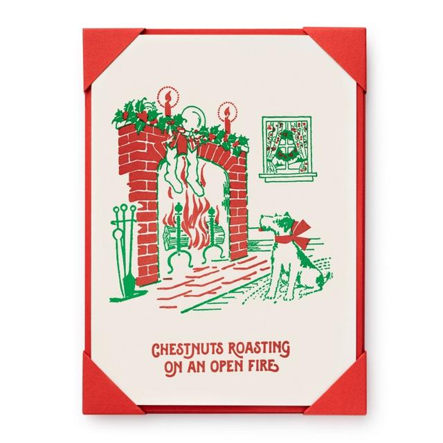 Archivist Cards Card - Chestnuts Roasting
