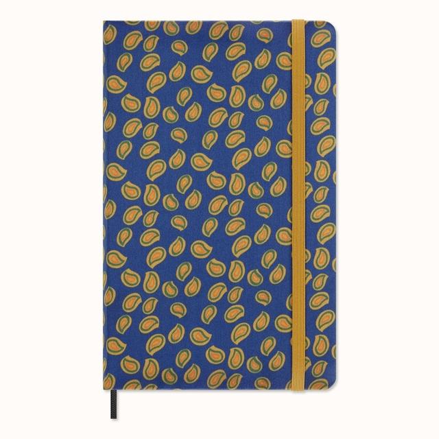 Moleskine Silk Collection Agenda Large ongedateerd - Gelinieerd - Blue (geschenkdoos)