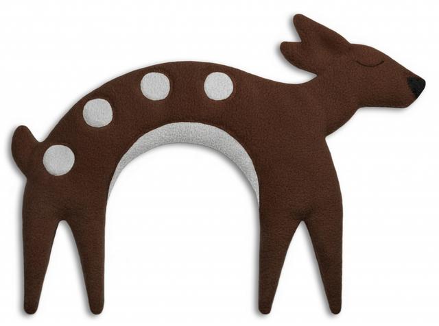 Leschi Warmtekussen Flora the fawn - Bruin