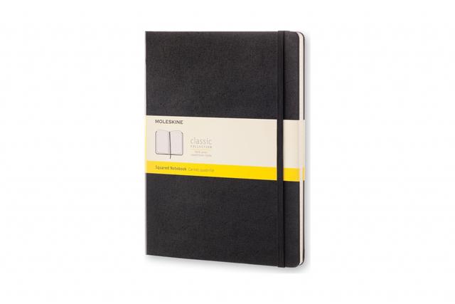 Moleskine Classic Notitieboek XL - Hardcover - Geruit - Black