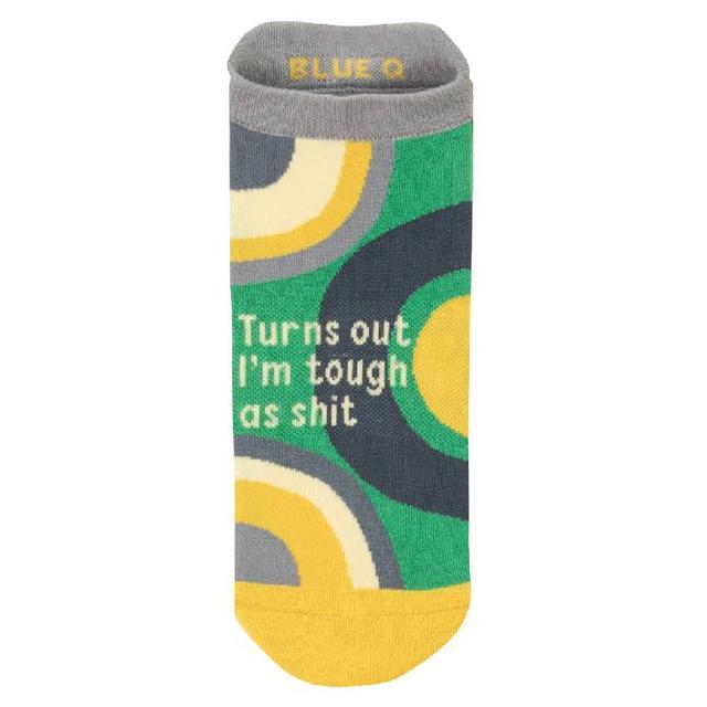Blue Q Sneakersokken S/M - Tough As Shit