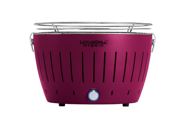 LotusGrill Classic Hybrid Tafelbarbecue - Ø350mm - Paars
