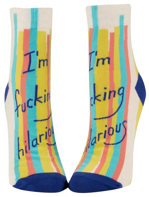 Blue Q Enkelsokken - Fucking Hilarious