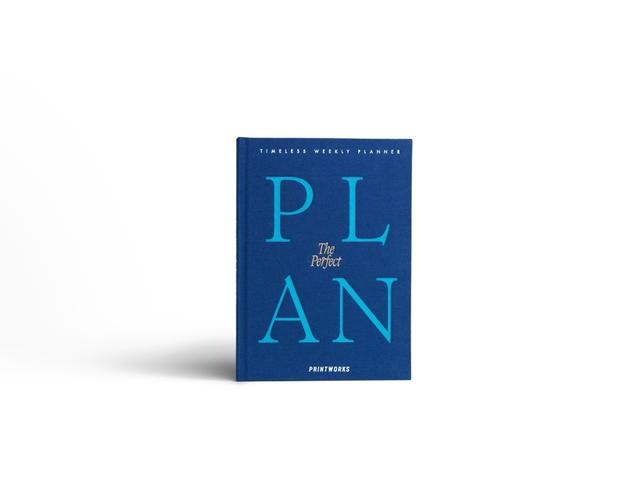 Printworks Weekplanner - The Perfect Plan - Blauw