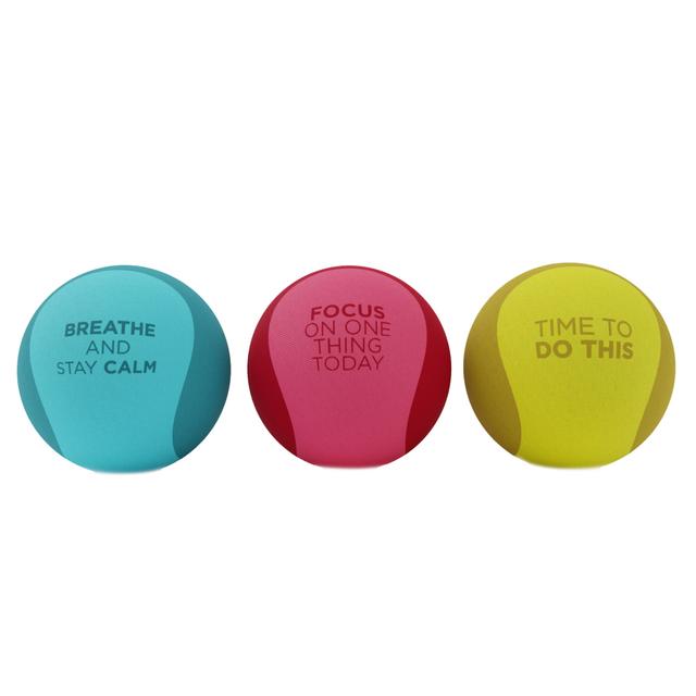 Mustard Anti stressballen set van 3 - Don't Stress