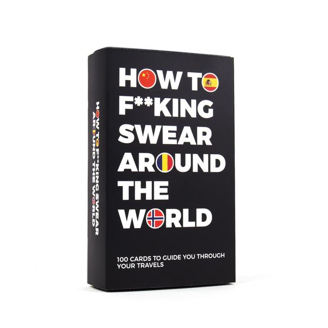 Gift Republic Kaartenset - How to Fucking Swear Around the World