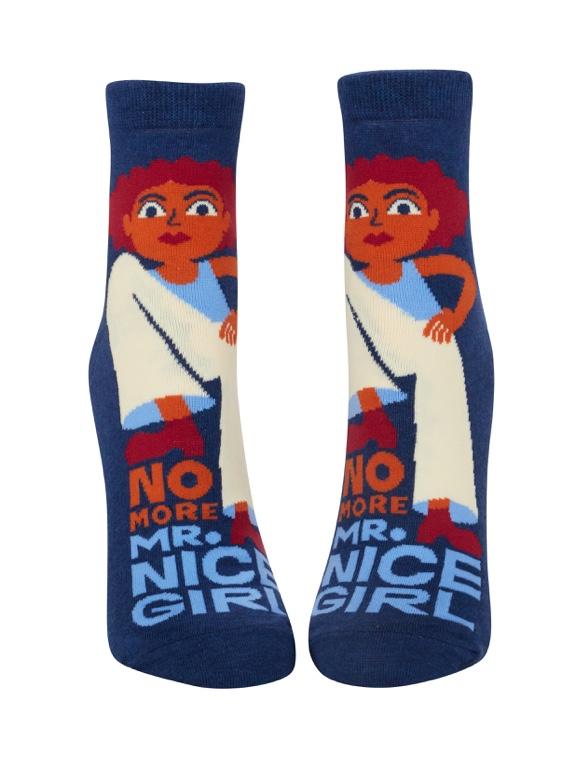 Blue Q Ankle Socks - Mr. Nice Girl