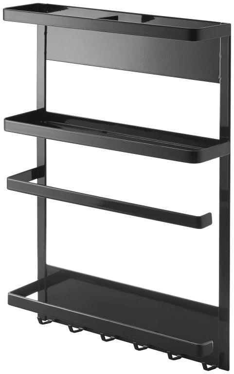 Yamazaki Tower Keukenrek koelkast magnetisch - Zwart