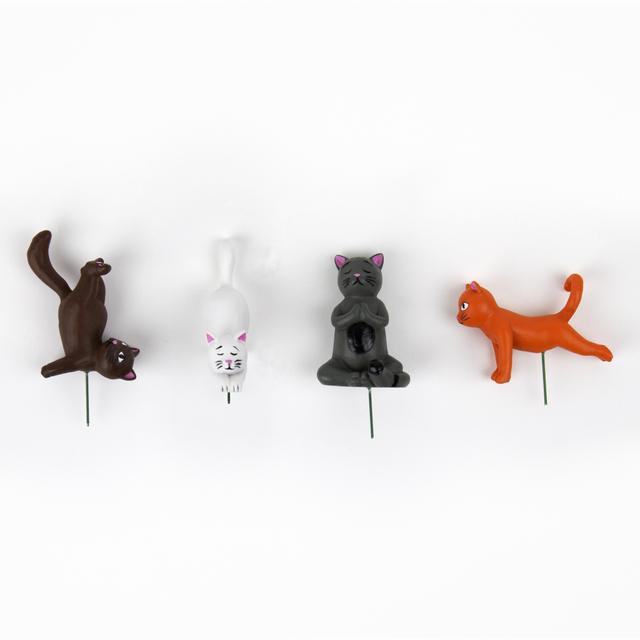 Gift Republic Plantenpot decoratie - Yoga Cat