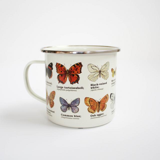 Gift Republic Butterflies - Enamel Mug
