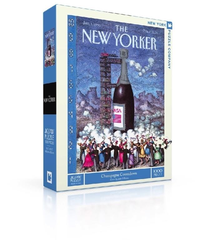 New York Puzzle Company Puzzel Champagne Countdown - 1000 stukjes