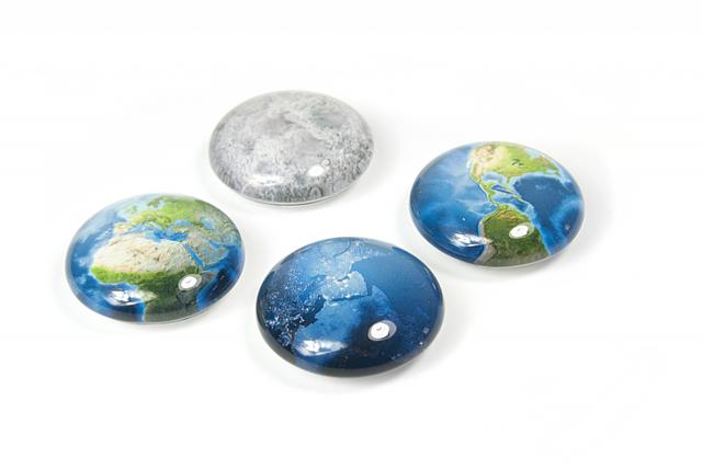 Trendform Magneten Magnet Eye - Planet - Set van 4 - Assorti