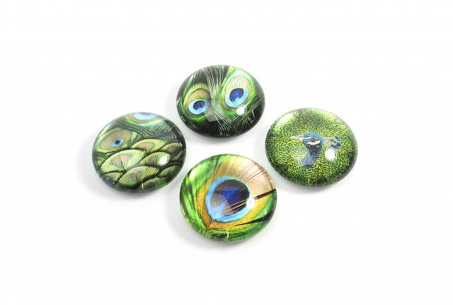 Trendform Magnet Eye - Peacock - set of 4 assorted