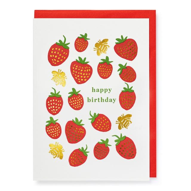 Archivist Cards Wenskaart - Strawberry Birthday