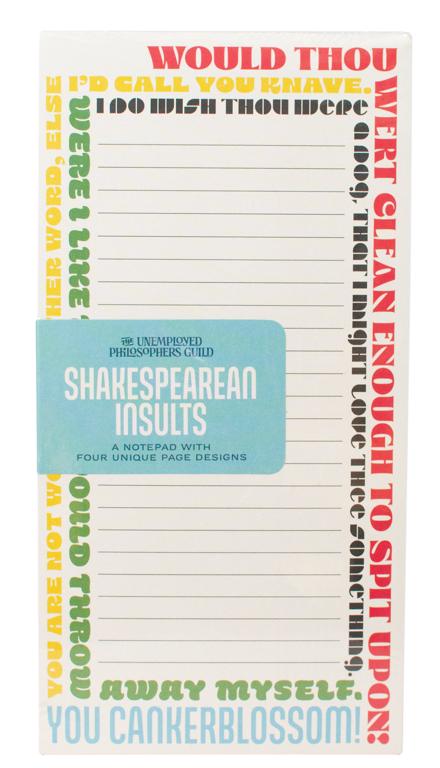 UPG Notitieblok - Shakespearean Insults