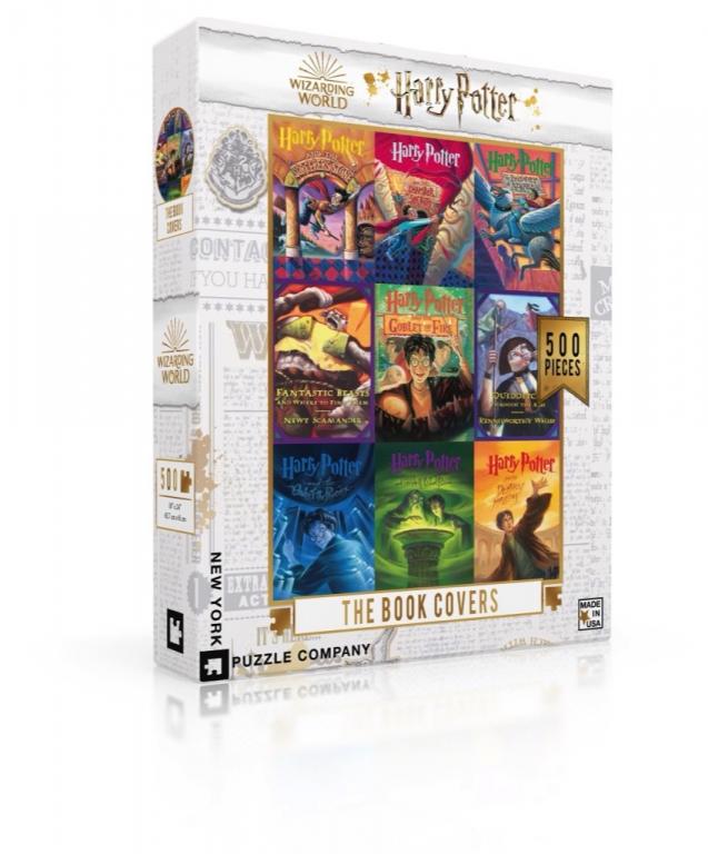 New York Puzzle Company Puzzel Book Cover Collage - 500 stukjes