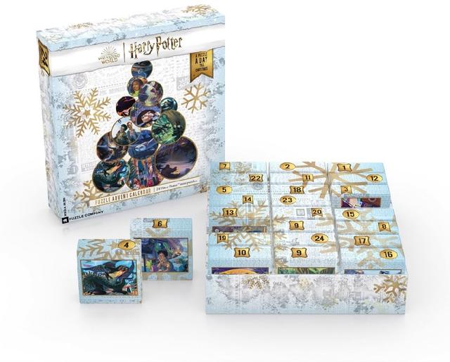 New York Puzzle Company Adventskalender Harry Potter - 24 mini puzzels