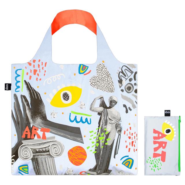 LOQI Bag Large - Classic Art reflecterend gerecycled