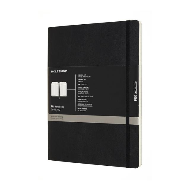 Moleskine Professional Collection Notitieboek XL - Softcover - Black