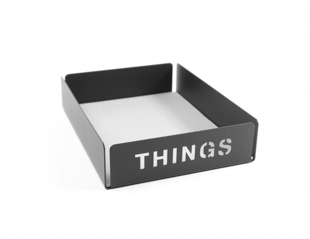 Trendform Bijzettafel dienblad Things - Zwart