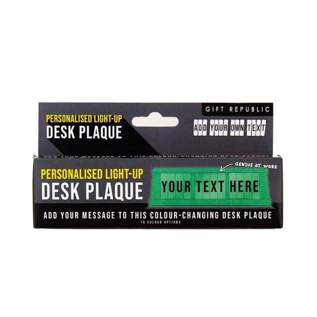 Gift Republic Light Up Desk Plaque
