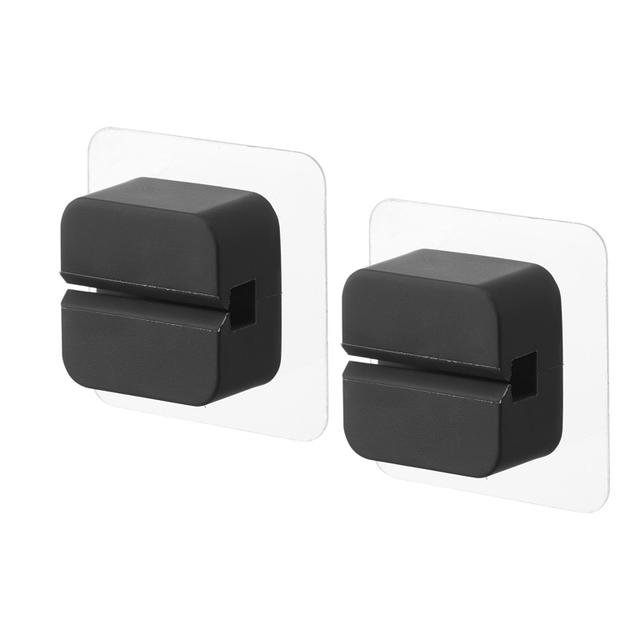 Yamazaki Tower Clips multifunctioneel film hook set van 2 - Zwart