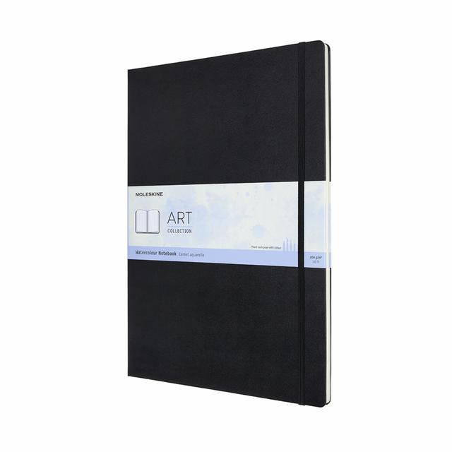 Moleskine Art Collection Aquarel Notitieboek A3 - Hardcover - Blanco - Black