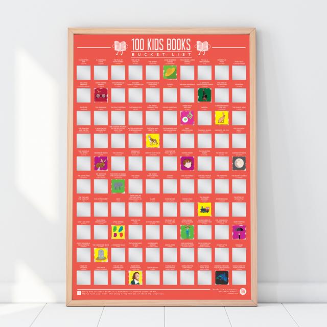 Gift Republic Krasposter - 100 Kids Books