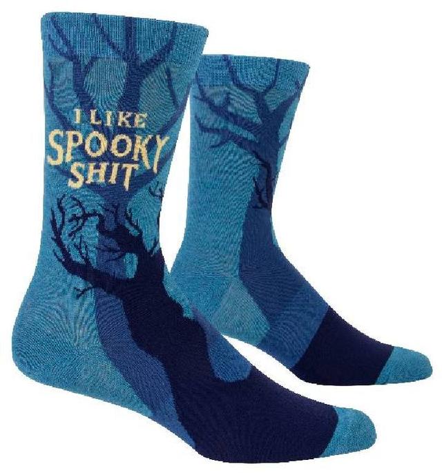 Blue Q Herensokken - I Like Spooky Shit