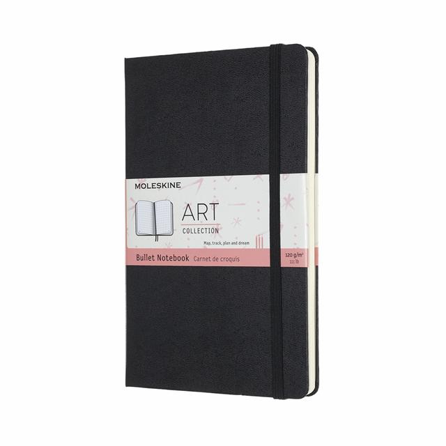 Moleskine Art Collection Notiteboek Large - Gestippeld - Black