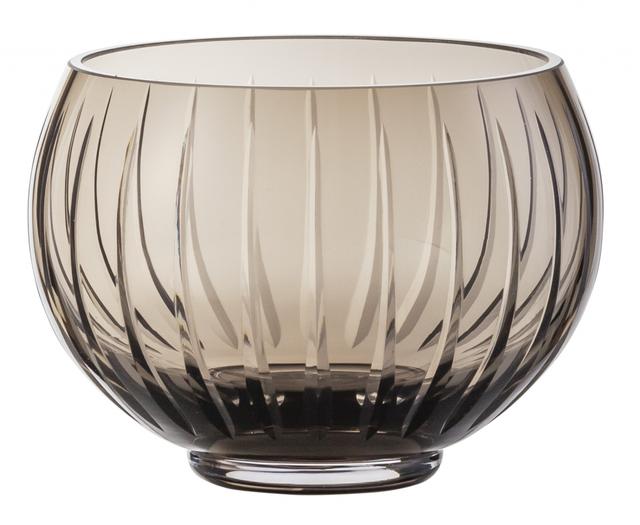 Zwiesel Glas Signum Windlicht - Ø137mm - H 100mm - Smokey bruin