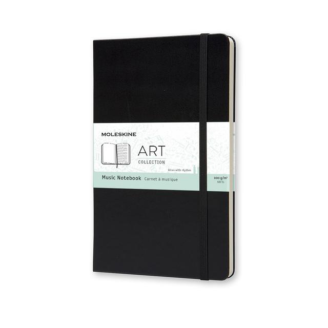 Moleskine Art Collection Muziek Notitieboek Large - Black