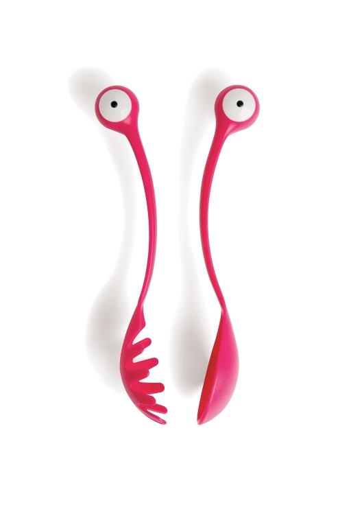 Ototo Pasta & opscheplepel Pasta Monsters - Roze