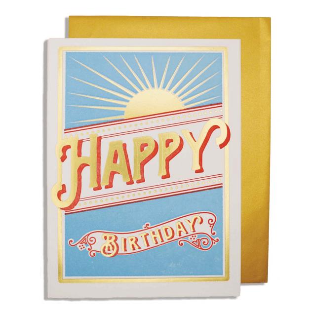 Archivist Cards Card - Birthday Starburst