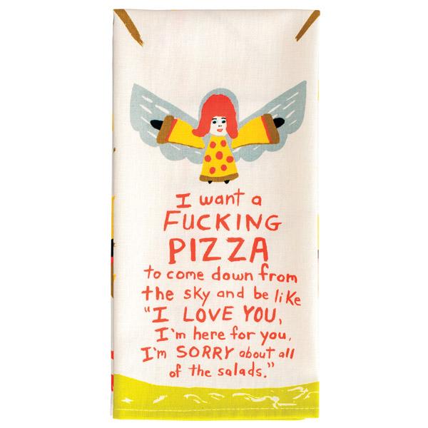 Blue Q Theedoek - Fucking Pizza